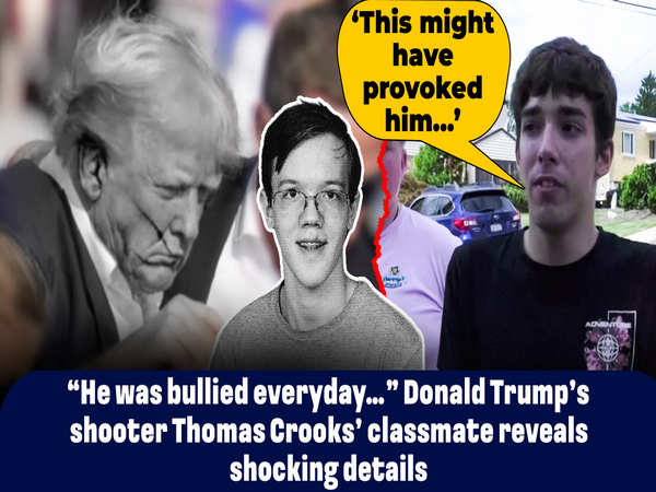 “He was bullied everyday…” Donald Trump’s shooter Thomas Crooks’ classmate reveals shocking details