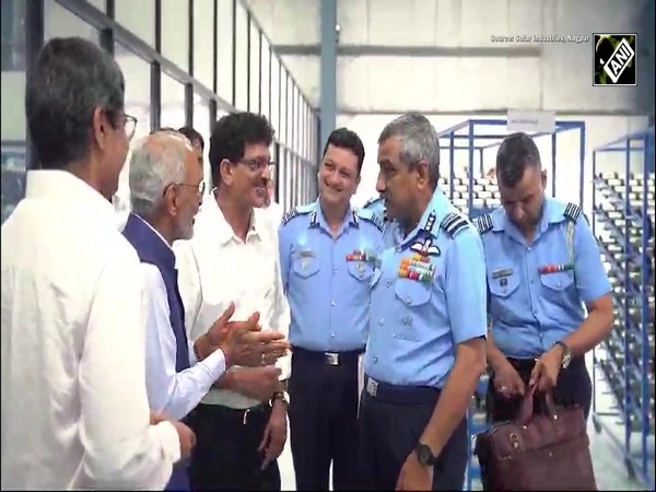 IAF Dy Chief Air Marshal Ashutosh Dixit inaugurates Solar Industries’ Chaff plant in Nagpur