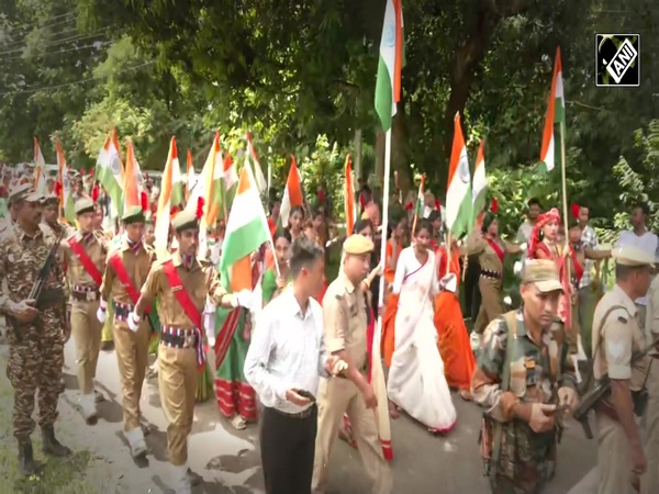 Tripura CM Manik Saha participates in Tiranga Yatra in Dhalai