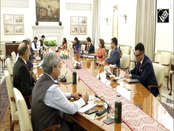 EAM S Jaishankar holds bilateral meeting with Nepal FM Arzu Rana Deuba at Hyderabad House in Delhi