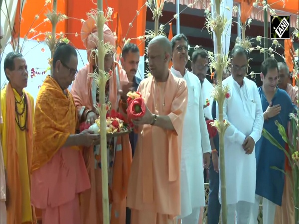 Tripura CM Manik Saha, UP CM Yogi inaugurate and offer prayers at Siddheswari Temple in Agartala