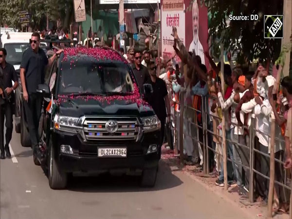 PM Modi holds grand roadshow in Varanasi, thousands on streets to get a glimpse