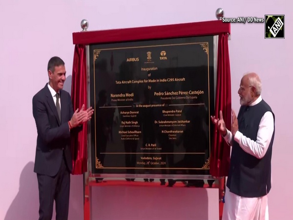 PM Modi, Spain Prez Sánchez inaugurate & tour TATA aircraft complex for Made-in-India C295 aircraft