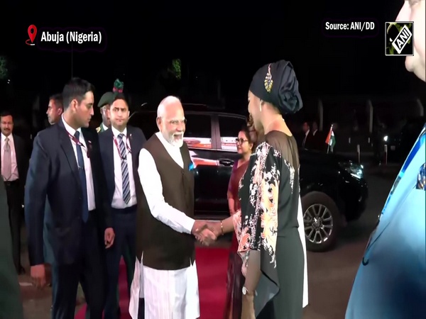 PM Modi receives thunderous welcome from Indian diaspora as he arrives at hotel in Nigeria’s Abuja