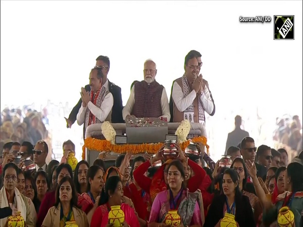 PM Modi, CM Bhajanlal hold massive roadshow in Jaipur on completion of 1 year of Rajasthan govt