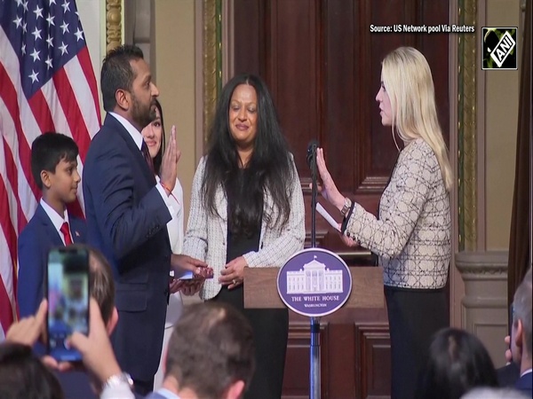 “Place your hand on Gita…” US Attorney General Bondi as she gets Kash Patel sworn in as FBI Head