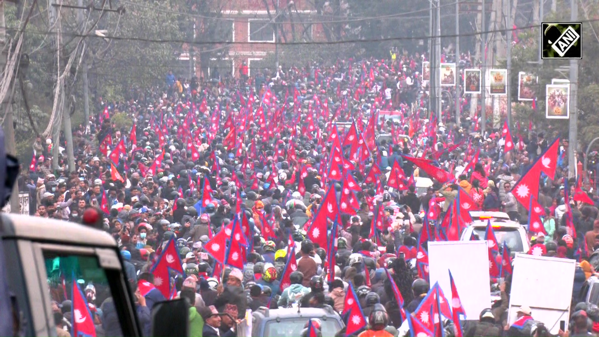 Monarchy Momentum: Nepalese Gather in Thousands to Hail Former King