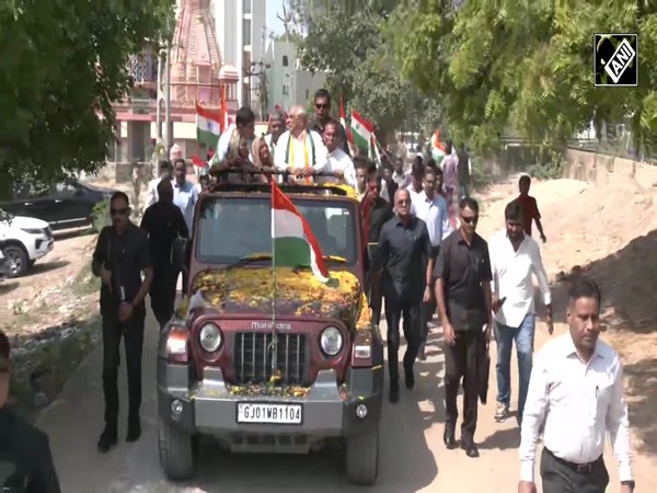 Gujarat CM Bhupendra Patel participates in Tiranga Yatra rally to honour IAF in Ahmedabad