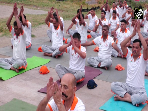 J&K: NDRF-Trained dog steals spotlight at Yoga Session ahead of International Yoga Day in Udhampur