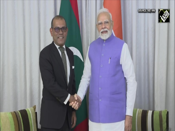 PM Modi meets Speaker of Maldives Parliament Abdul Raheem Abdulla