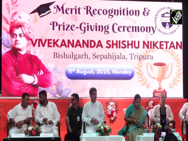CM Manik Saha attends prize distribution ceremony at Vivekananda Sishu Niketan in Sepahijala