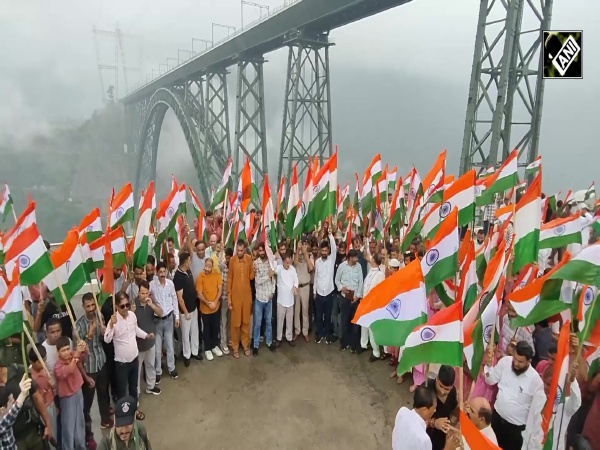 J&K: Patriotic fervour grips Reasi, Tiranga Yatra held at World’s Highest Railway Bridge
