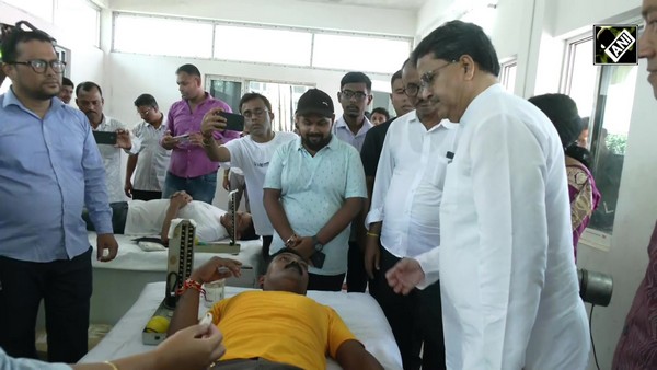 CM Manik Saha attends inauguration of blood donation camps organized by Arabinda Sangha in Agartala