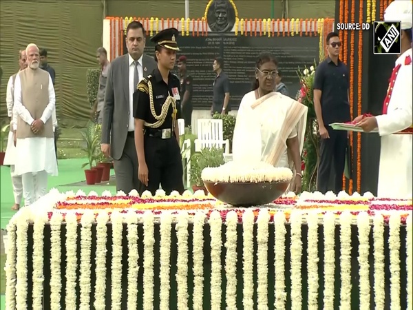President Murmu, PM Modi, other leaders pay floral respects to extend homage to Atal Bihari Vajpayee