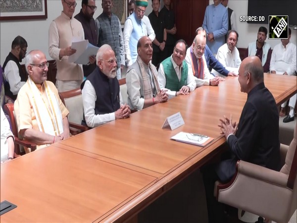 Vice Presidential candidate CP Radhakrishnan files nomination in presence of PM Narendra Modi