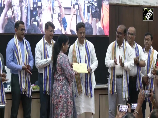 Tripura CM Manik Saha distributes appointment letters to selected medical officers in Agartala
