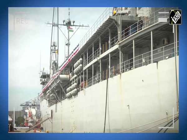 US Navy’s submarine tender USS Frank Cable arrives in Chennai, showcasing resupply, repair prowess