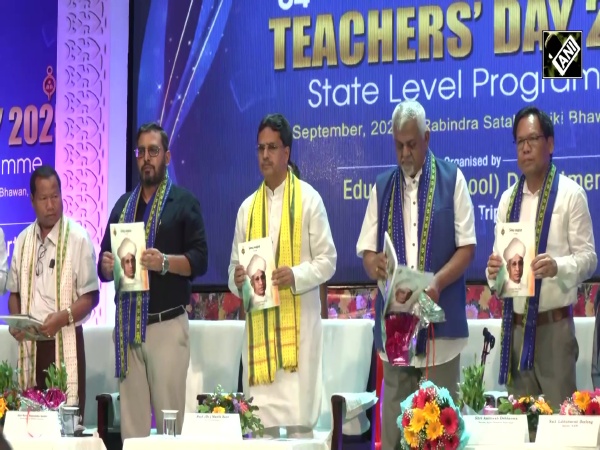Tripura CM Manik Saha attends 64th Teachers’ Day celebration in Agartala
