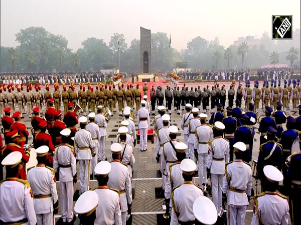RM Rajnath Singh pays homage to Braveheart on Police Commemoration Day, at National Police Memorial