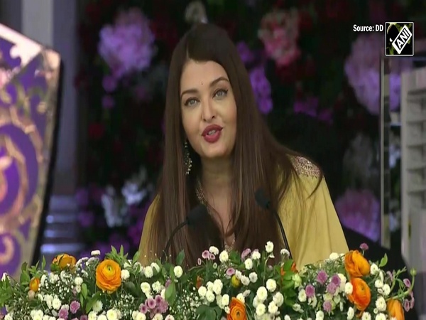 Actress Aishwarya Rai joins PM Modi, speaks at centenary celebrations of Sri Sathya Sai Baba in AP