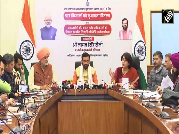 Haryana CM Nayab Singh Saini releases Rs 116 crore of damaged Kharif Crop compensation to farmers