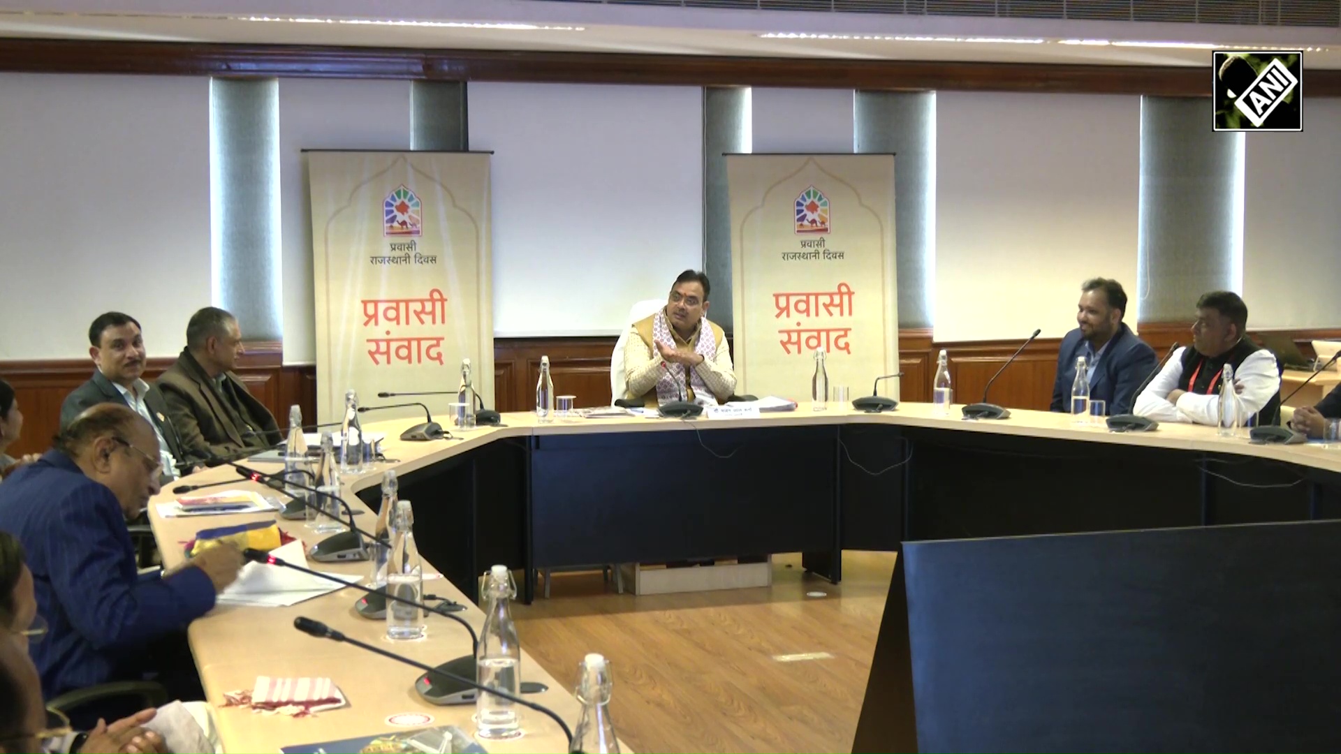 Rajasthan CM Bhajanlal Sharma holds meeting with ‘Pravasi’ Rajasthani in Jaipur