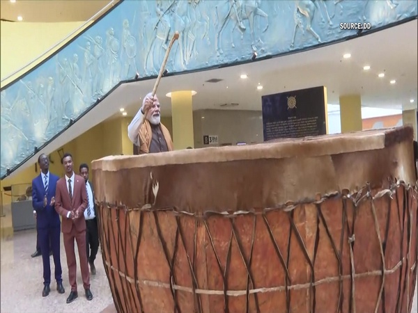 Must watch! PM Modi tours Ethiopian national museum, plays a traditional drum