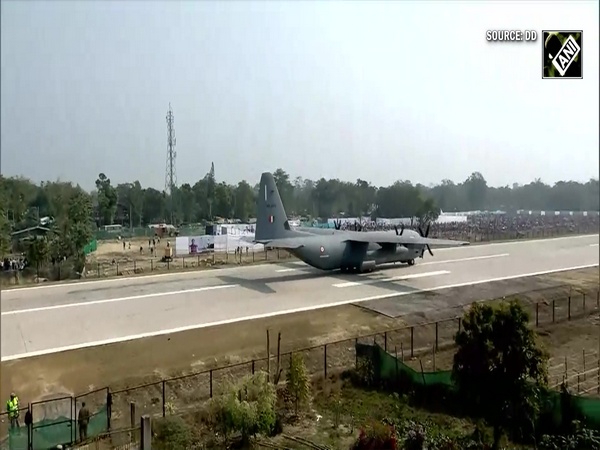 PM Modi lands at Emergency Landing Facility in Assam, witnesses Aerial Display of fighter jets