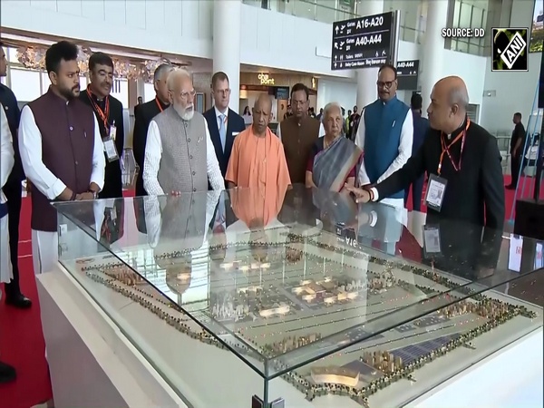 PM Modi visits Terminal Building of Noida International Airport in Uttar Pradesh