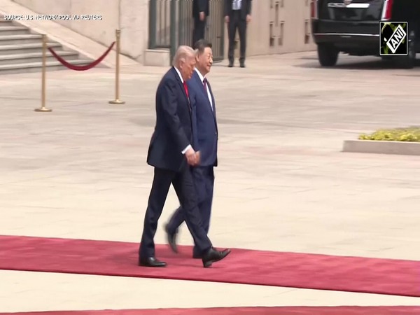 US President Trump receives grand ceremonial welcome in Chinese capital Beijing