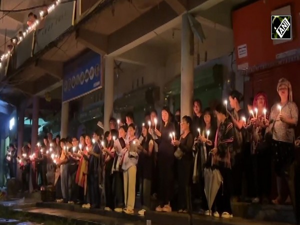 WATCH: A candlelight vigil held in Manipur to honour 6 Naga individuals who dies in Violence