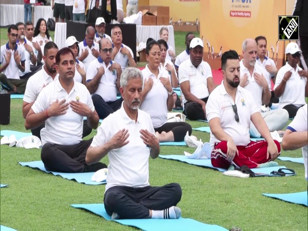 EAM S. Jaishankar joins in celebrations marking International Yoga Day