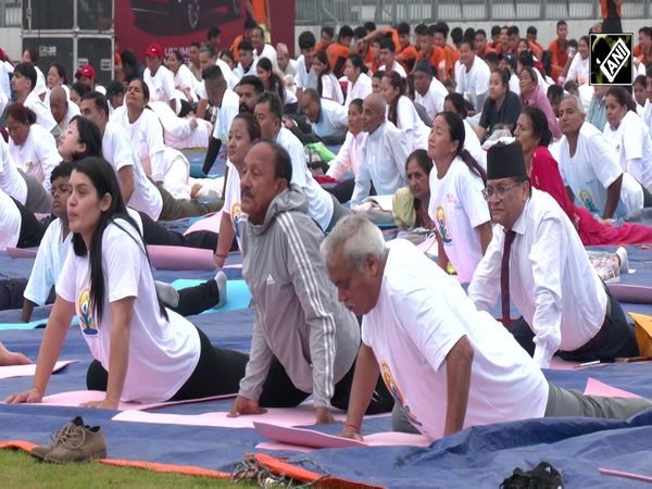 Nepal: Thousands perform Yoga asanas in Pokhara on 12th International Yoga Day