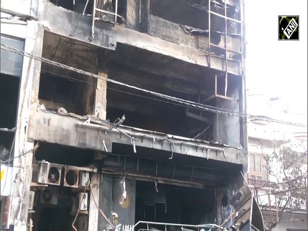 Lucknow coaching institute fire: Morning visuals from Aliganj building where 15 people died