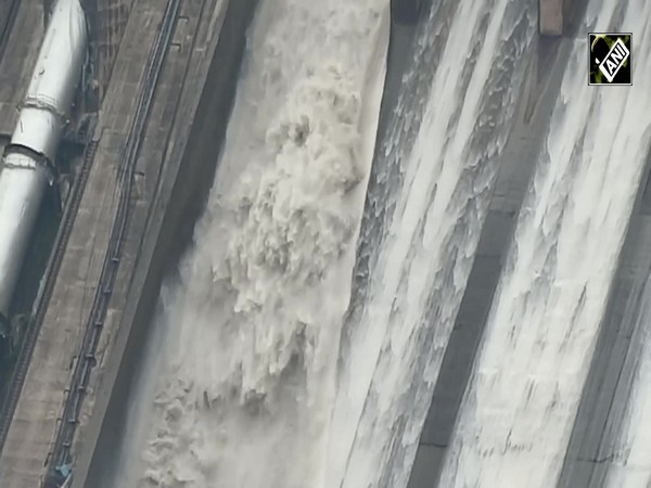 Salal Dam’s gates opened after heavy water inflow in Chenab River on Sunday