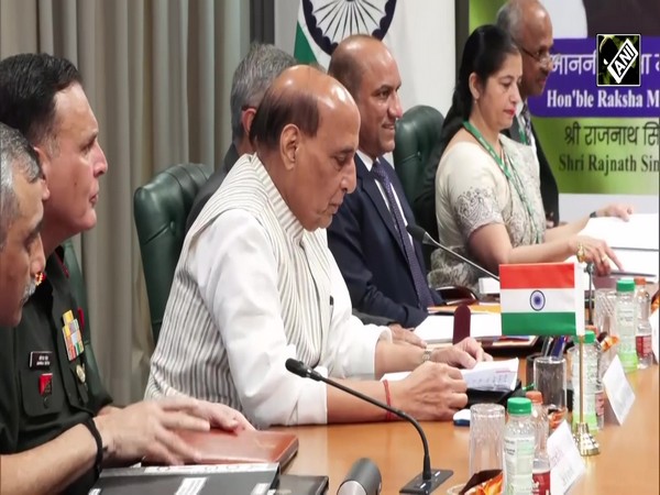 Delhi: Defence Minister Rajnath Singh holds key meeting with Belgium Defence Minister Theo Francken
