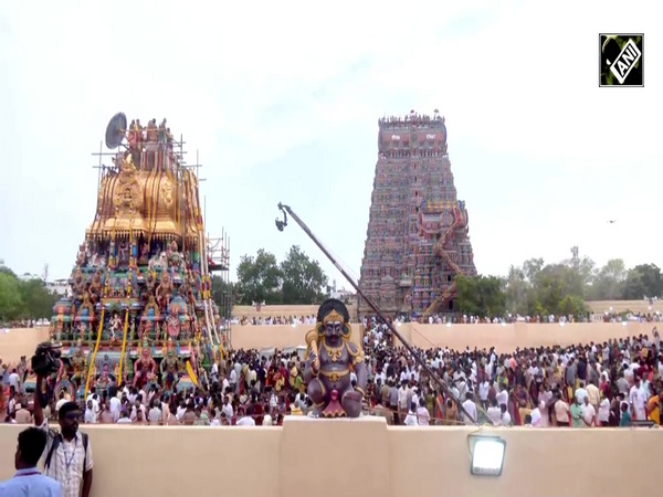 Devotees gather in large numbers for historic consecration of Meenakshi Amman temple in Madurai