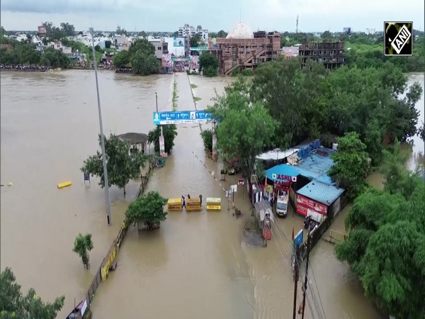 Chhattisgarh’s Kharun River in Raipur swells, Several areas submerged after heavy rain