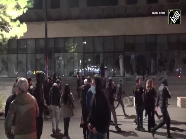 SHOCKING! Protesters set Ministry of Justice on fire in Albania’s Tirana; Police deploy tear gas