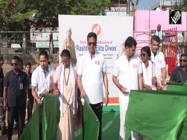 Tripura CM Manik Saha flags off ‘Run for Unity’ in Agartala on National Unity Day