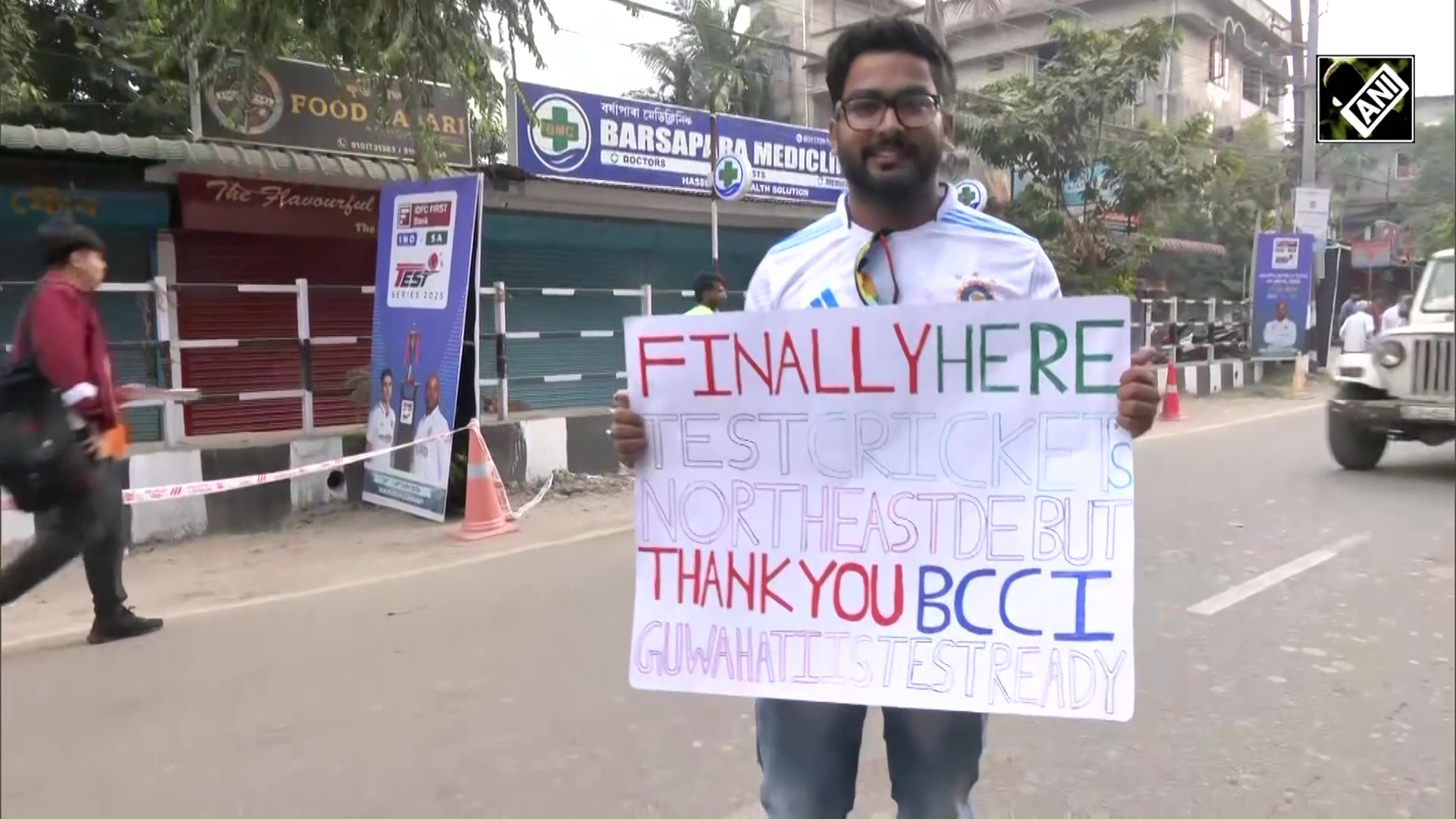 'Excited' Cricket lovers cheer for Team India ahead of 2nd test match between India-SA in Guwahati