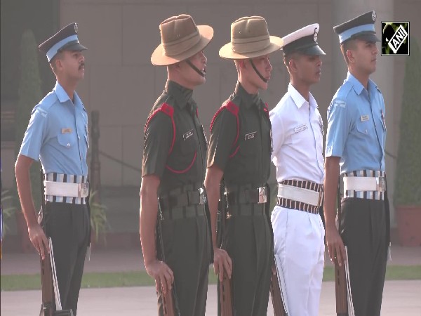 Defence Secretary Rajesh Kumar Singh lays wreath at National War Memorial