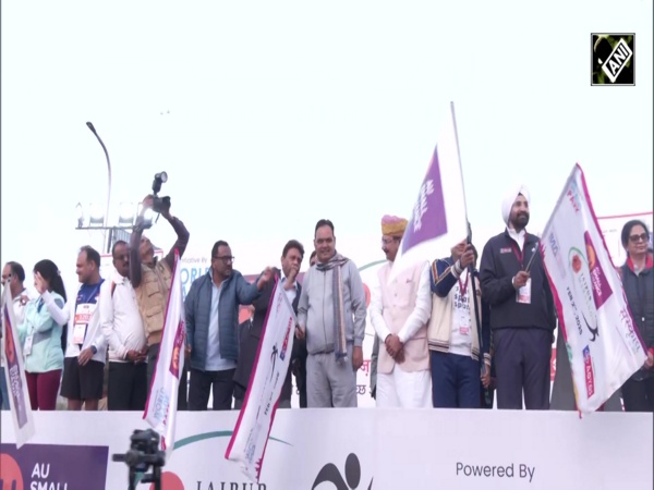 Rajasthan CM Bhajanlal Sharma flags off 16th edition of AU Jaipur Marathon in Jaipur