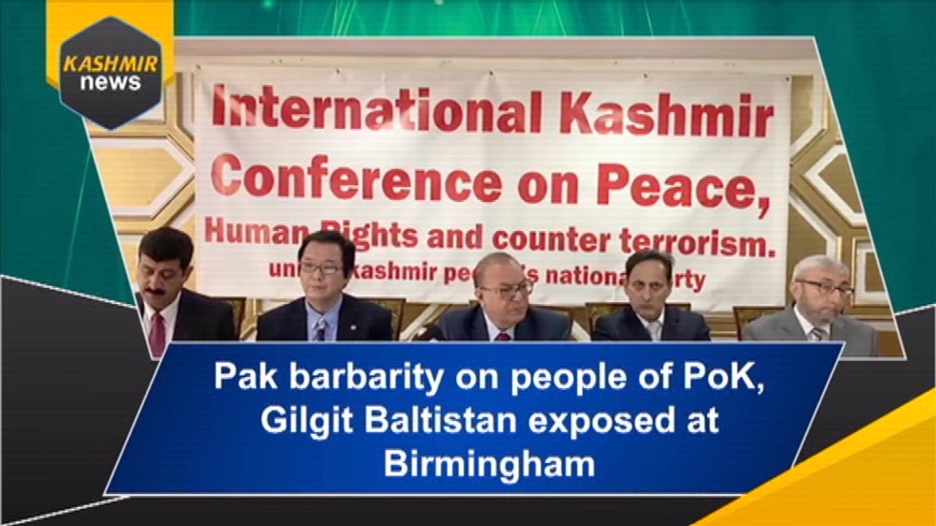 Pak barbarity on people of PoK, Gilgit Baltistan exposed at Birmingham