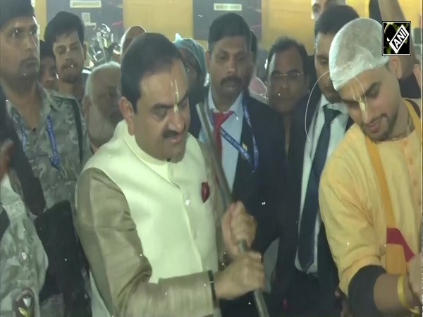 Gautam Adani performs seva at ISKCON temple as he visits Prayagraj to participate in Maha Kumbh Mela