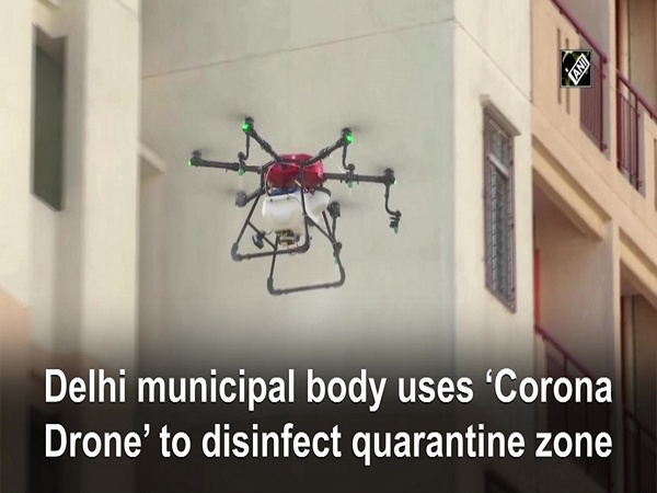 Delhi municipal body uses ‘Corona Drone’ to disinfect residential complex