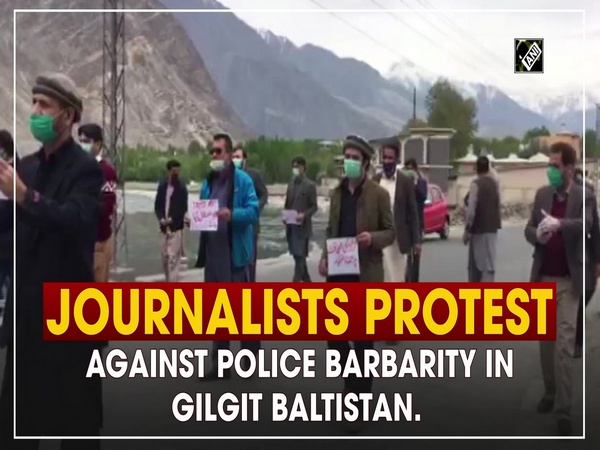 Journalists protest against Police barbarity in Gilgit amid COVID-19 outbreak