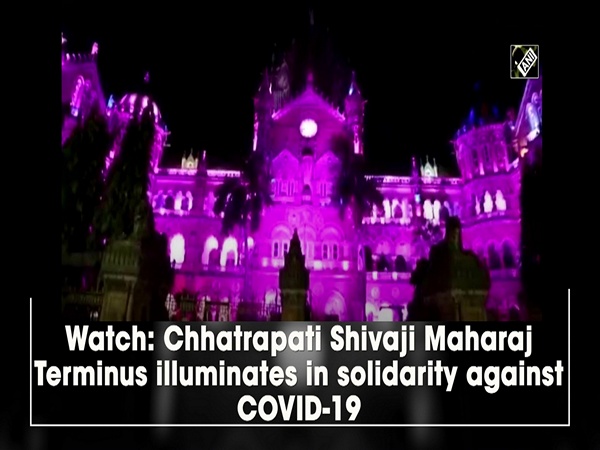 Watch: Chhatrapati Shivaji Maharaj Terminus illuminates in solidarity against COVID-19