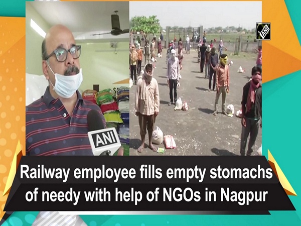 Railway employee fills empty stomachs of needy with help of NGOs in Nagpur