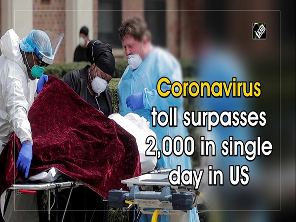 Coronavirus toll surpasses 2,000 in single day in US